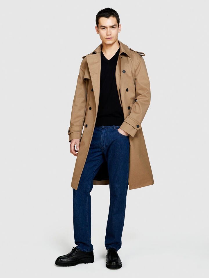 Liverpool slim fit jeans - men's slim fit jeans - Dark Blue | Sisley image number 1